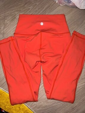 lululemon athletica Women's Bright Coral High-Rise Leggings